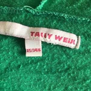 Tally Weijl Tops - Bright Green Hoodie Tee Tunic Short Sleeve XS Tally Weijl Tops - Bright Green Hoodie Tee Tunic Short Sleeve XS